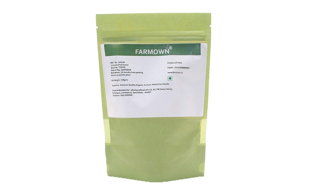 Farmown Organic Turmeric    Pack  250 grams